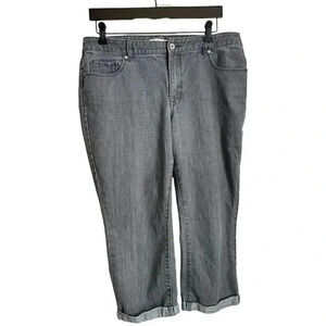 Coldwater Creek Women's Gray Jeans Size 12 Natural Fit Denim Jeans Stretch